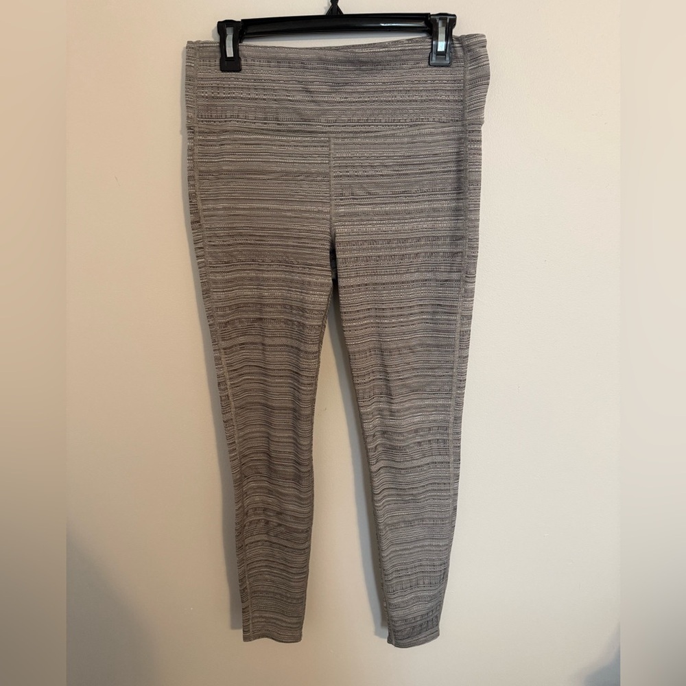 Athleta Gray Patterned Leggings